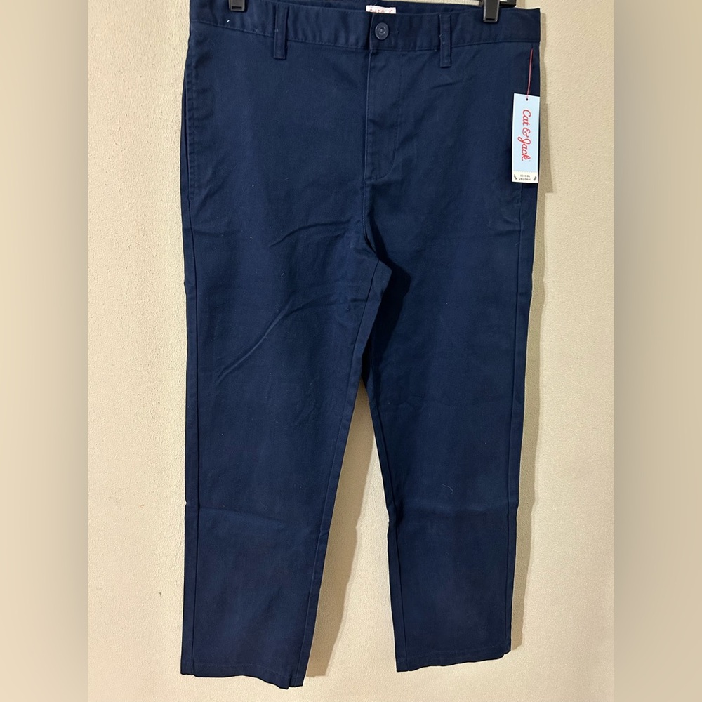 NWT-boys cat Jack navy blue school uniform pants